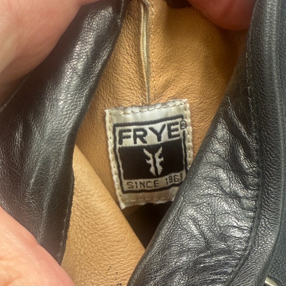 Frye Black Leather Heeled Boots - Picture 2 of 6